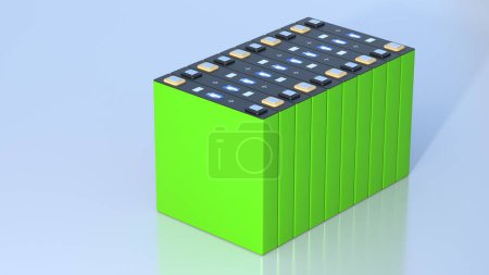 grüne NMC Prismatic Batteriemodule für Elektrofahrzeuge, Massenproduktion Akkumulatoren hohe Leistung und Energie für Elektrofahrzeuge