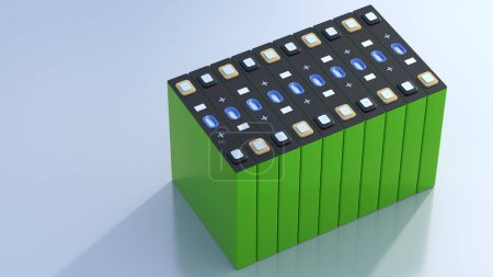 green NMC Prismatic battery modules for electric vehicles, mass production accumulators high power and energy for electric vehicles