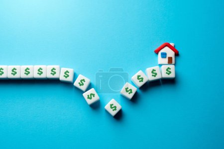 Photo for Violation of financial stability cancels plans to buy a house. Restrictions in the policy of the real estate market. Breakdown of the deal. Factors preventing you from buying property. - Royalty Free Image