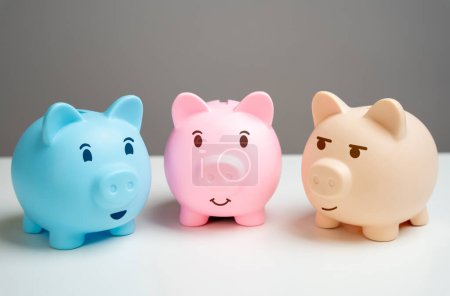 Tris piggy banks are chatting. News and events in the economy. Deposits and savings. Hidden opportunities and life hacks in banking and promotions. Secret promotional codes. Cashbacks and earnings.
