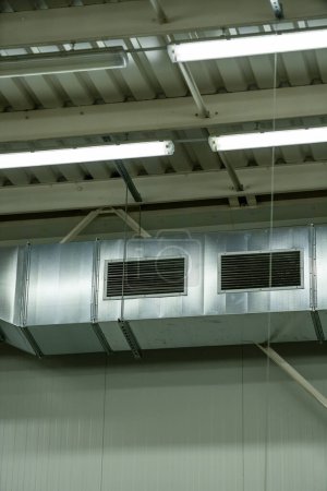 Tôle industrielle conduit d'air de zinc en acier, équipement de climatisation