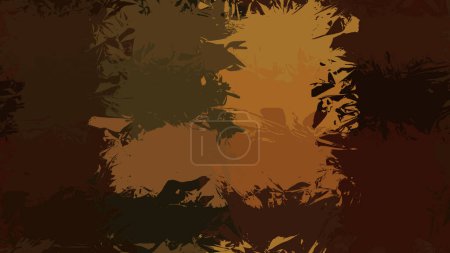 Foto de Pintura abstracta creativa ilustración de pinceladas salvajes. fondo con pinceladas. Pintura colorida y vibrante. creación artística - Imagen libre de derechos