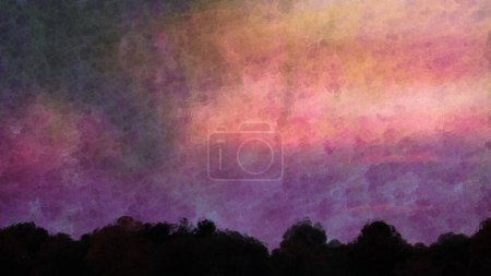 Foto de Patrón abstracto de acrílico colorido con pinceladas - Imagen libre de derechos