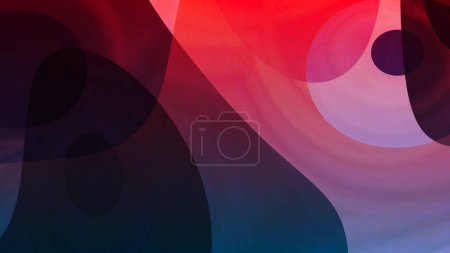 Photo for Abstract background with colorful gradient. 2d illustration of modern movement. - Royalty Free Image