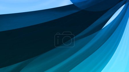 Foto de Fondo azul abstracto con líneas onduladas. Ilustración vectorial - Imagen libre de derechos