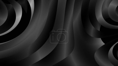 Foto de Fondo abstracto con líneas curvas, ilustración con patrón de agua lisa. - Imagen libre de derechos