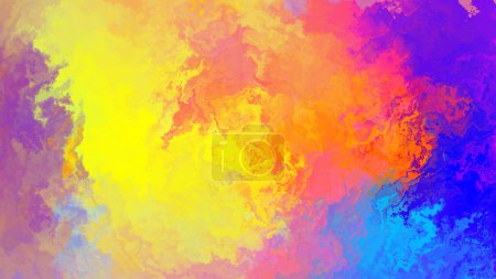 Photo for Creative abstract painting. background with artistic brush strokes. colorful and vibrant illustration. painted art. - Royalty Free Image