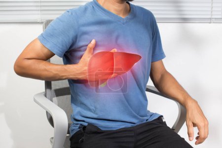 A men with hepatitis and fatty liver problem.