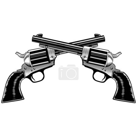 Photo for Two gun tatto pic - Royalty Free Image
