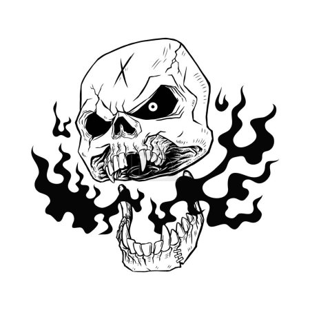 Photo for A bad ass evil skull - Royalty Free Image