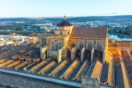 Mosque Cathedral of Cordoba view from above, Andalusia Spain