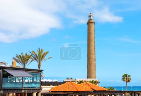 Leuchtturm in Maspalomas, Gran Canaria, Kanarische Inseln, Spanien