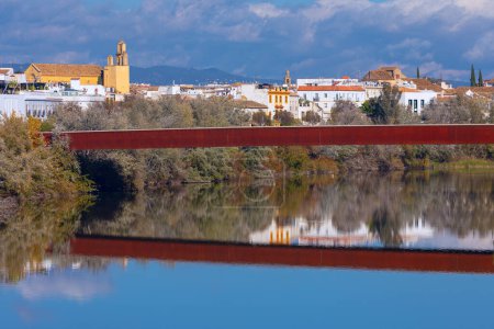 Photo for Puente de Miraflores in Cordoba Andalusia Spain. Bridge over Guadalquivir river in Cordoba - Royalty Free Image