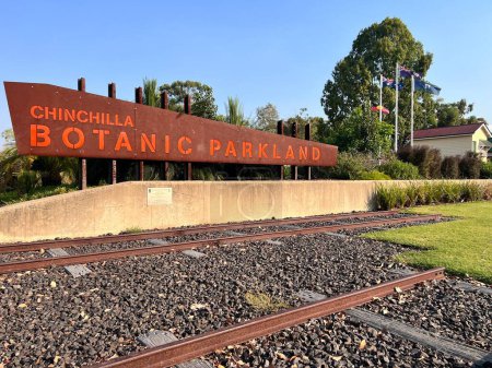 Photo for CHINCHILLA, QLD - FEB 20 2023:Chinchilla Botanic Parkland incorporates the prehistoric flora and fauna native to the area, the region's Aboriginal cultural history and the town's railway heritage. - Royalty Free Image