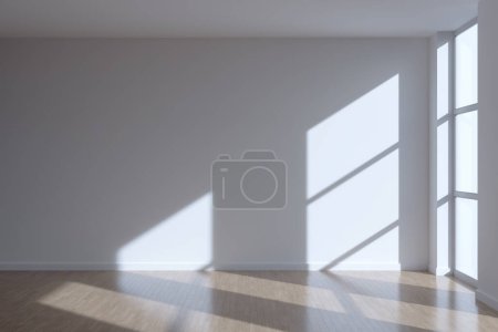 Foto de Ilustración 3D renderizado grandes interiores luminosos modernos de lujo Sala de estar maqueta ordenador imagen generada digitalmente - Imagen libre de derechos