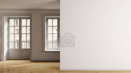 Foto de Amplios interiores luminosos modernos de lujo Ilustración de maqueta de sala de estar Imagen de representación 3D - Imagen libre de derechos