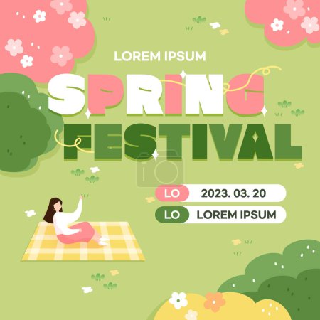 Spring Event Banner Template