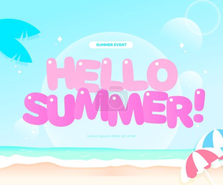 Summer Vacation Travel Event Template
