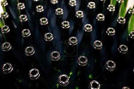 Photo for Empty champagne bottles, bottle necks - Royalty Free Image