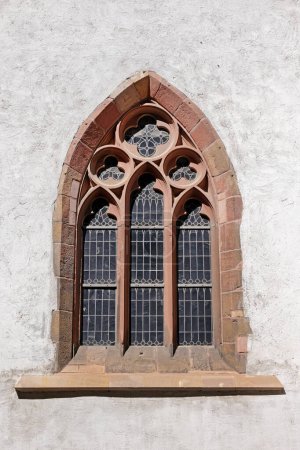 Photo for Collegiate church in landau in the palatinate, window - Royalty Free Image
