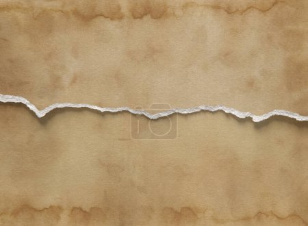 Photo for Ripped paper banner. Vintage retro background marble style - Royalty Free Image