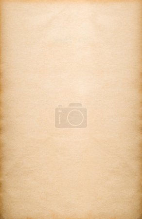 Photo for Empty aged paper sheet. Grungy old paper texture background - Royalty Free Image