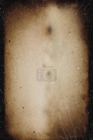 Photo for Vintage film overlay with scratches, dust, particles, vignette. Retro style photo paper background - Royalty Free Image