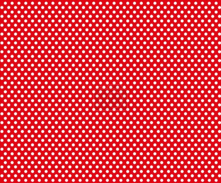 Ilustración de Patrón rojo de Navidad, rojo, puntos, blanco - Imagen libre de derechos
