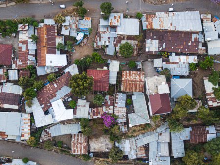 Photo for Aerial view of Gondar town city, Ethiopia - Royalty Free Image