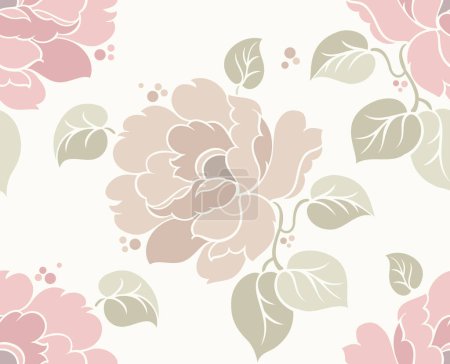 Photo for Seamless surface flower pattern design - Royalty Free Image