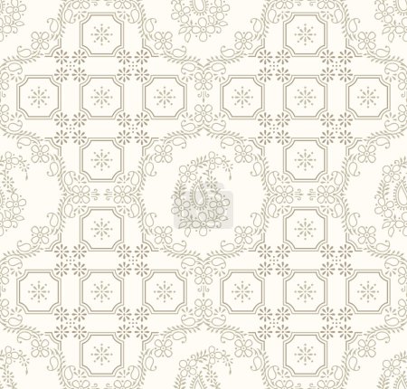 Photo for Vector Asian paisley pattern design - Royalty Free Image
