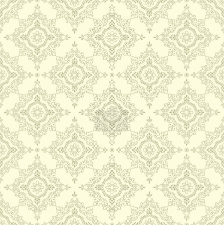 Photo for Seamless traditional Asian wallpaper pattern design - Royalty Free Image