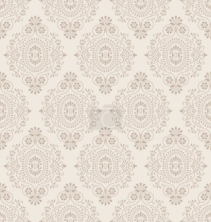 Photo for Seamless vintage wallpaper pattern design - Royalty Free Image