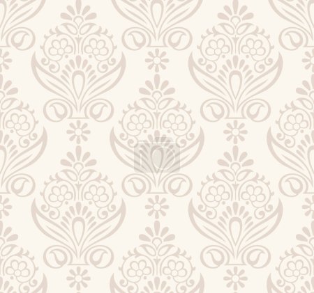 Photo for Seamless vector damask pattern design - Royalty Free Image