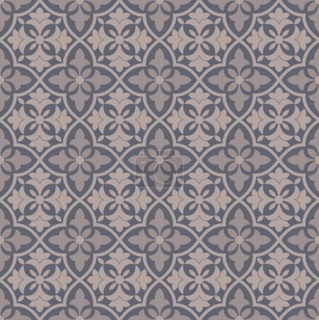 Photo for Vector seamless damask wallpaper pattern design - Royalty Free Image