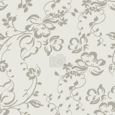Photo for Abstract seamless rose flower wallpaper pattern design - Royalty Free Image