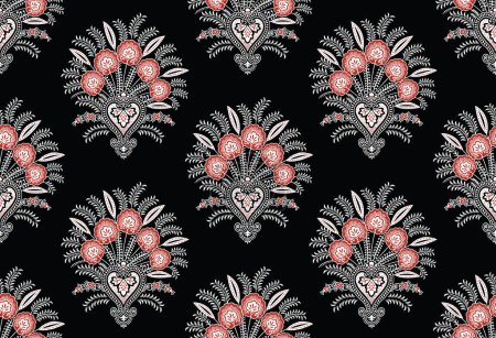 Photo for Seamless traditional Asian wallpaper pattern - Royalty Free Image