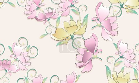 Photo for Seamless textile fabric pattern design - Royalty Free Image