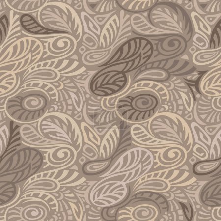 Photo for Seamless vector tribal pattern design - Royalty Free Image