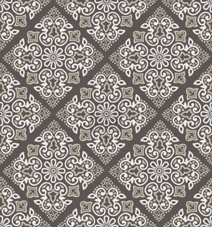 Photo for Vector traditional Asian wallpaper pattern design - Royalty Free Image
