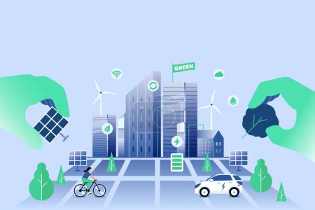 Smart Sustainable Cities illustration