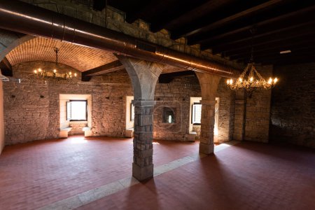 Téléchargez les photos : Seconda Torre - Cesta in the republic San Marino, Italy. Interiors inside the tower - en image libre de droit