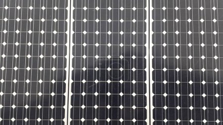 Foto de Fondo del panel solar, de cerca. Concepto de energía alternativa - Imagen libre de derechos
