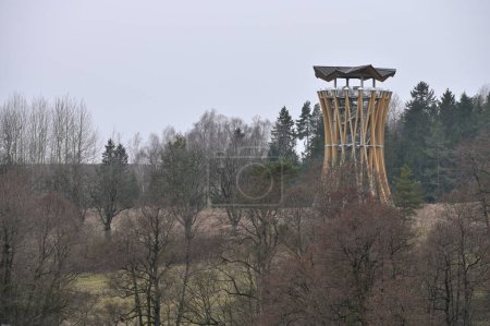 Photo for Observation tower for tourists in Stanczyki, Poland - Royalty Free Image