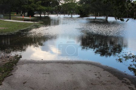 Photo for South Florida flooding from thunderstorm - Royalty Free Image