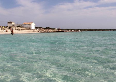 Foto de Hermosa vista de la playa de Es Trenc, Mallorca, España - Imagen libre de derechos