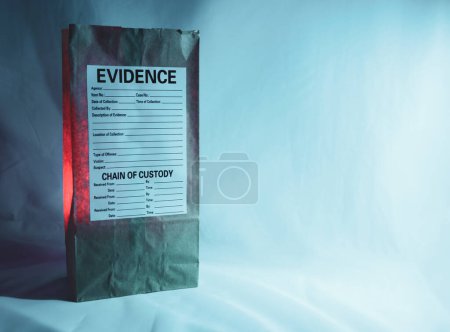 Photo for Putting evidence in storage - Royalty Free Image