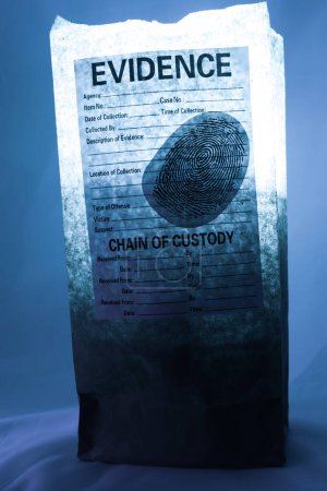 Photo for Crime scene collections bag - Royalty Free Image
