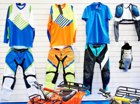 Sportswear for motorsport in store