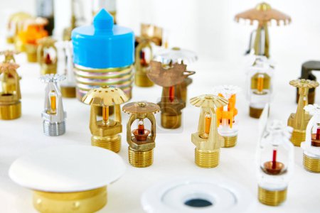 Brass sprinkler heads for watering fire extinguishing system